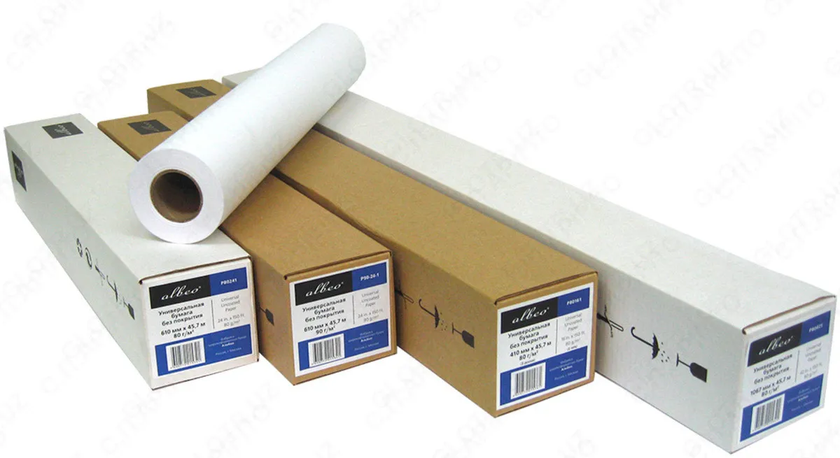 Бумага для плоттеров premium (А0+) 1067-50 мм-45 м#1