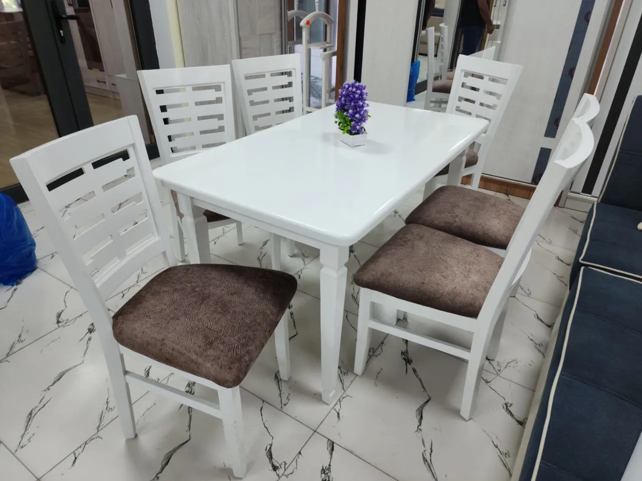 Комплект стол и 6 стульев модель 1#1