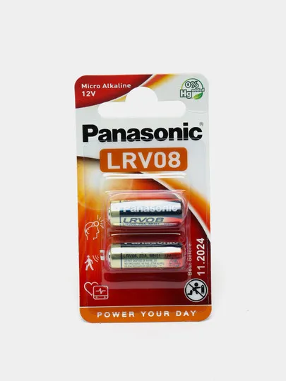 Батарейки щелочные Panasonic Cell Power, по 2 шт. в упаковке, LRV08L/2BE#1