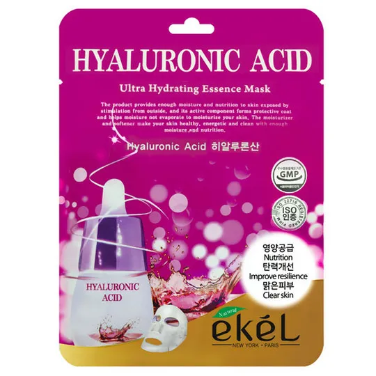 Увлажняющая тканевая маска Ekel Hyaluronic Acid Ultra Hydrating Essence Mask#1