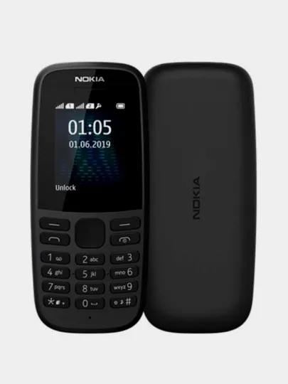 Телефон Nokia 105 TA-1203 SS EAC UA BLACK#1