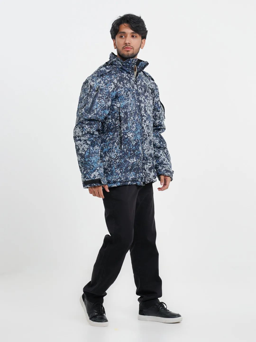 Куртка зимняя, мужская, тактическая, утепленная, военная, фурнитура YKK, модель 2#1