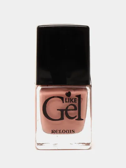 Лак для ногтей Relouis Like Gel, с гелевым эффектом, тон 05 Винтажный розовый #1