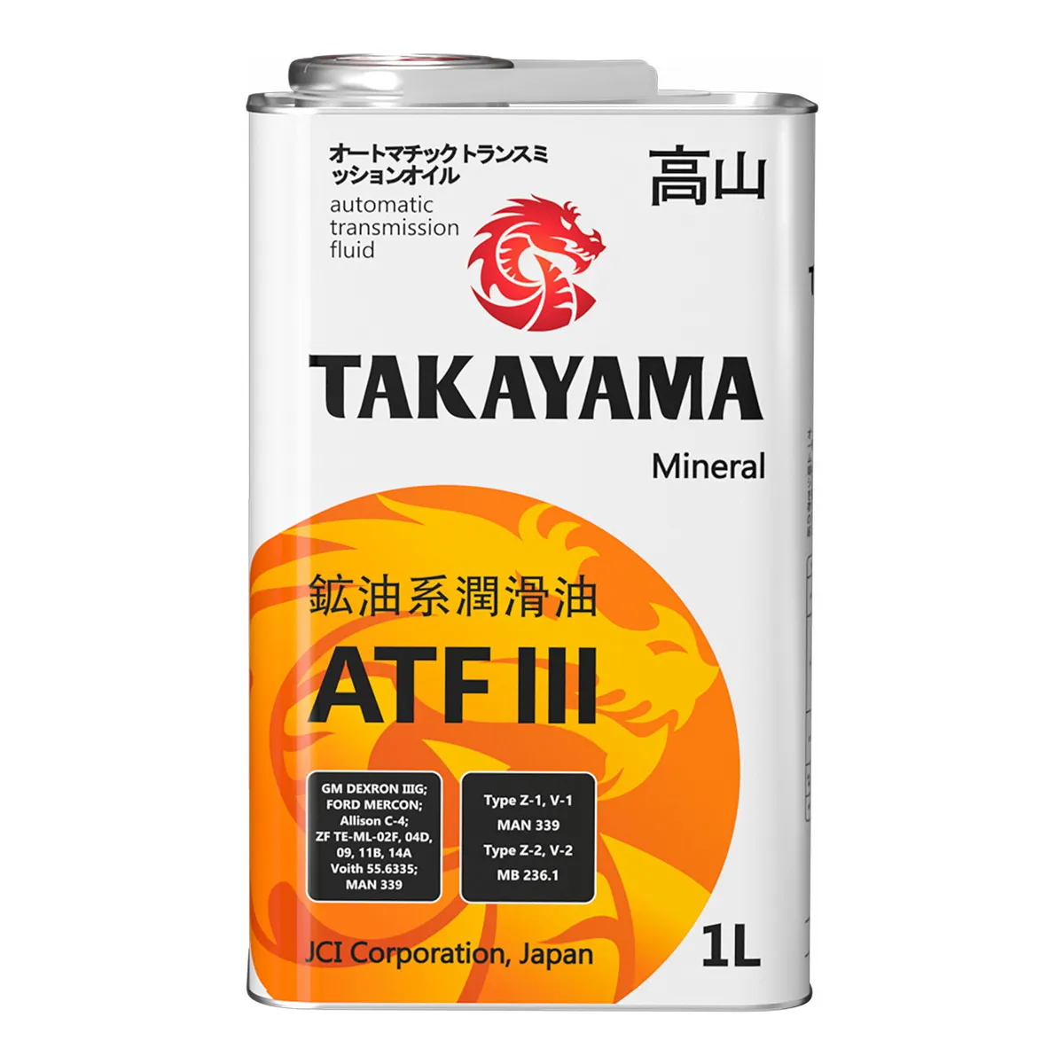 Масло трансмиссионное Takayama ATF III 1л#1