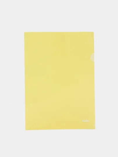 Папка-уголок Muller пластиковая А4, желтая#1