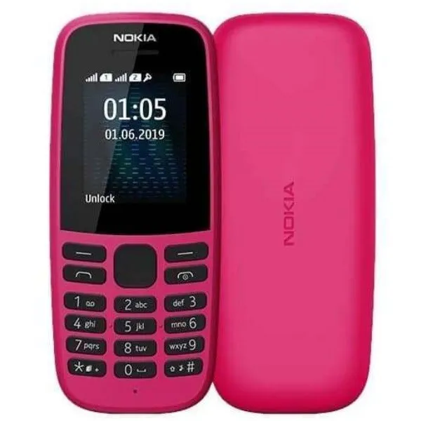 Мобильный телефон Nokia 105  / Pink / SS#1