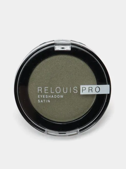 Тени для век Relouis PRO Eyeshadow Satin, тон 35 Green Tea#1