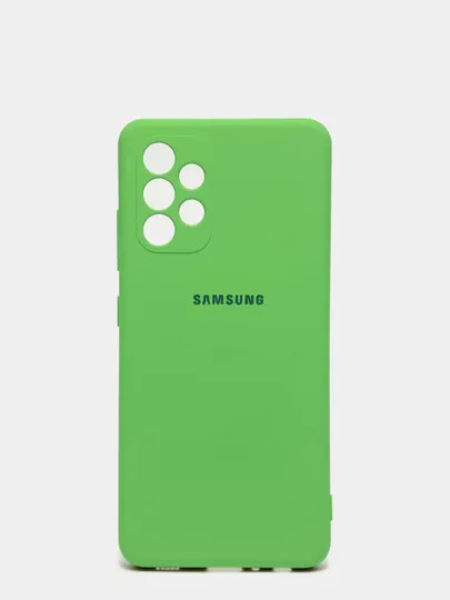 Чехол силиконовый Samsung лайм#1