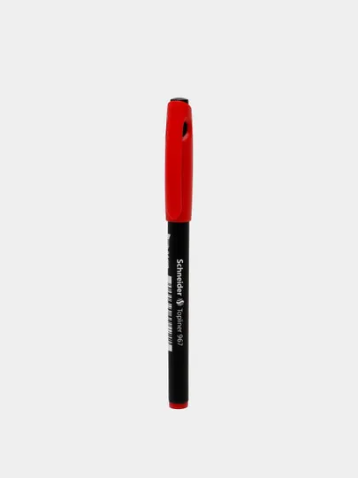 Ручка фетровая Schneider Topliner 967, 0.4 мм, красная#1