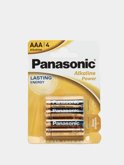 Батарейки щелочные Alkaline Power ААA, 1.5 В., по 4 шт в упаковке, LR03APB/4BR#1