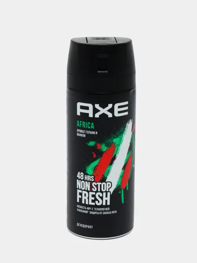 Дезодорант-спрей для мужчин Axe Africa, аромат герани и ванили, 150 мл#1