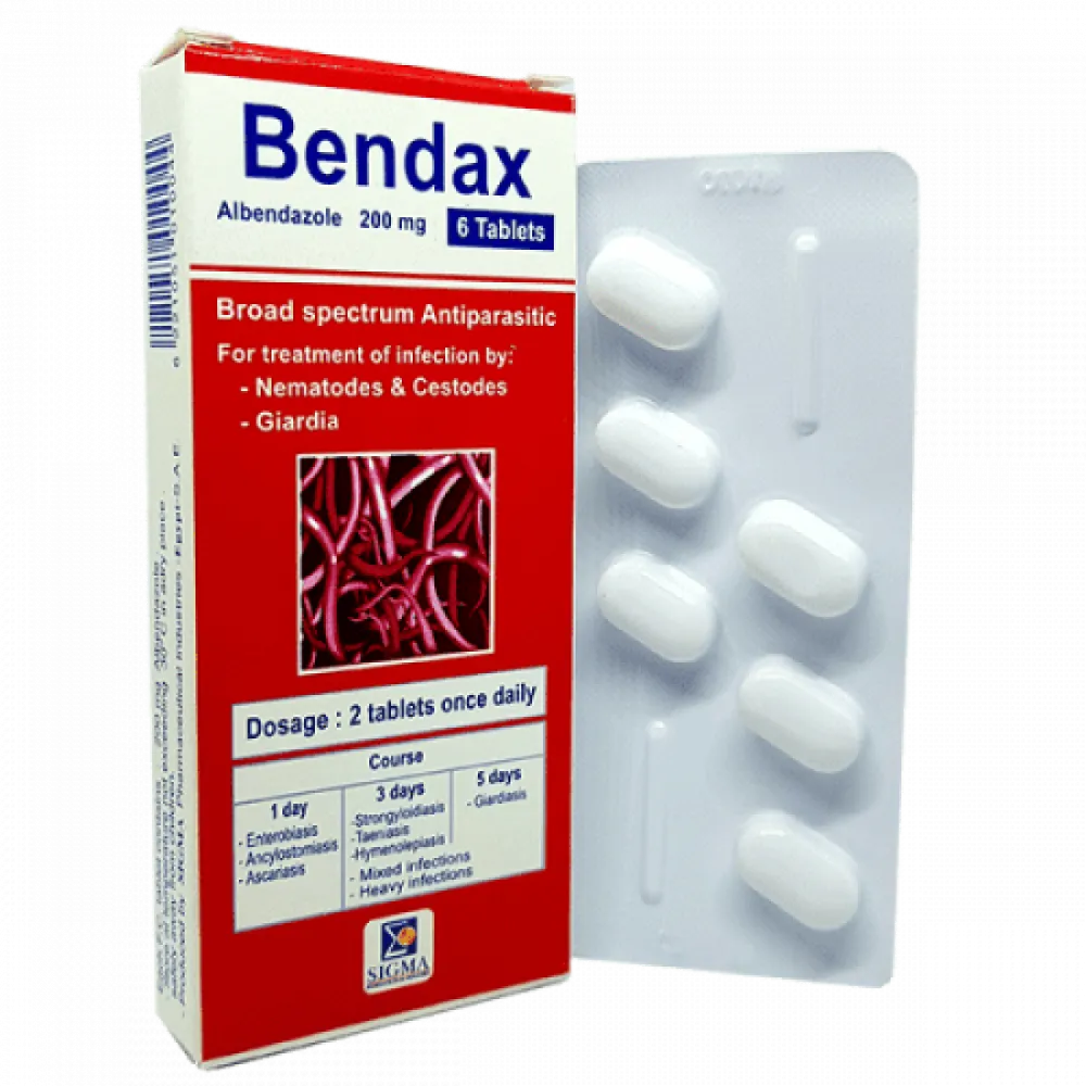 Antigelmintik preparat Bendax (6 tabletka)#1