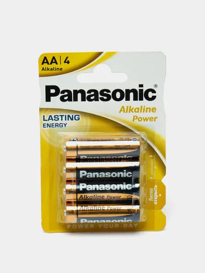 Батарейки щелочные Alkaline Power АА, напряжение 1,5 В. по 4 шт в упаковке, p/n LR6ABP/4BP#1