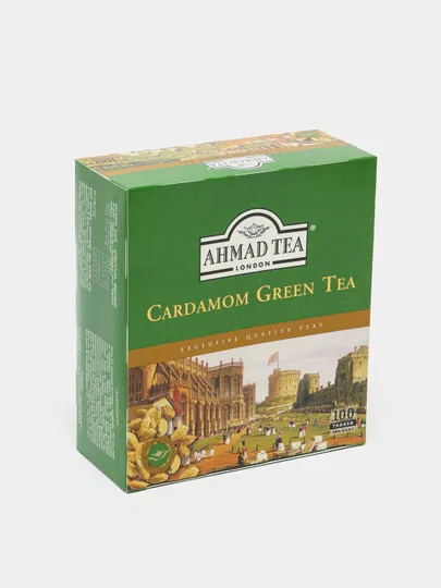 Чай зелёный Ahmad Tea Cardamom Green Tea, 100х 1.5гр, 150гр#1