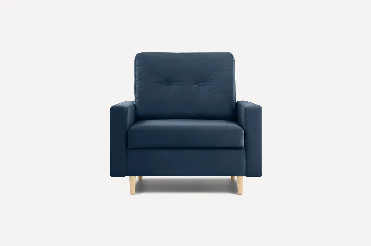Кресло-кровать Динс Мини Velvet Blue#1