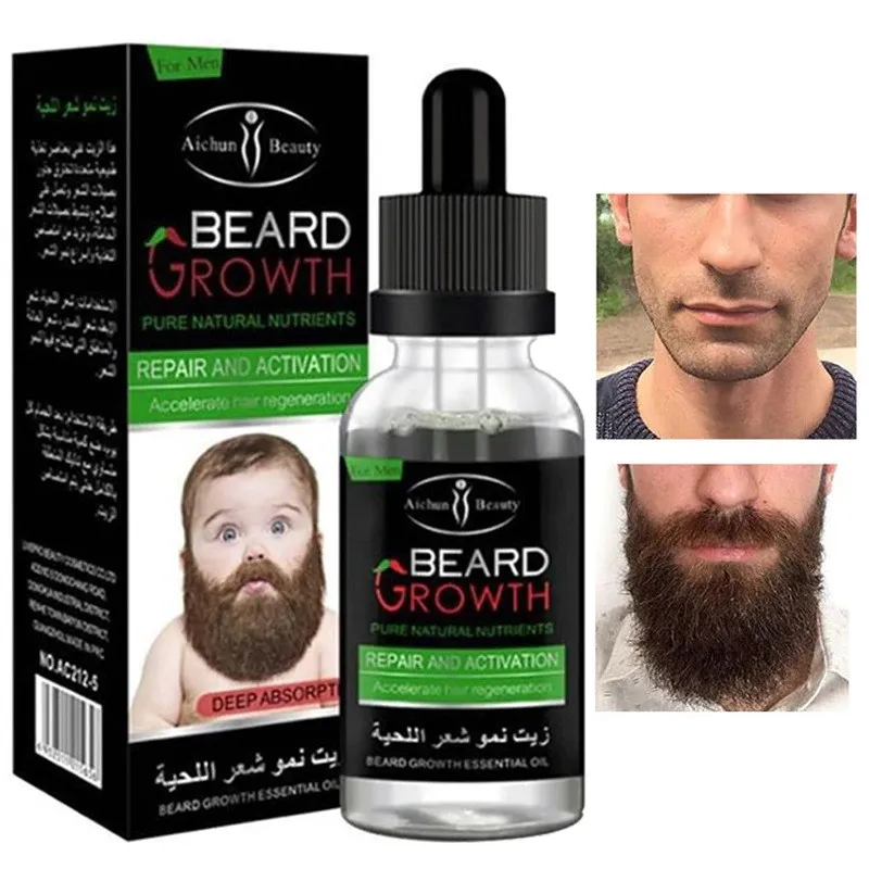 Средство для роста волос и бороды Beard Growth