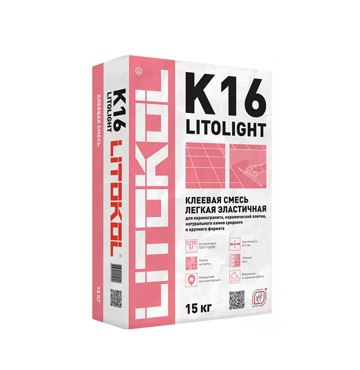 Клеевая смесь Litolight К16 (15 кг)#1