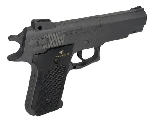 Детский пистолет air soft gun пневматический k-33a grey#1