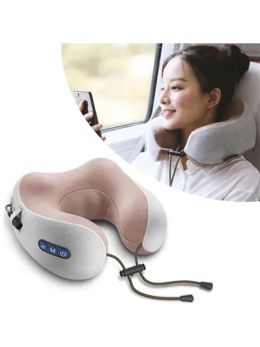 Электрическая массажная подушка с вибрацией#1