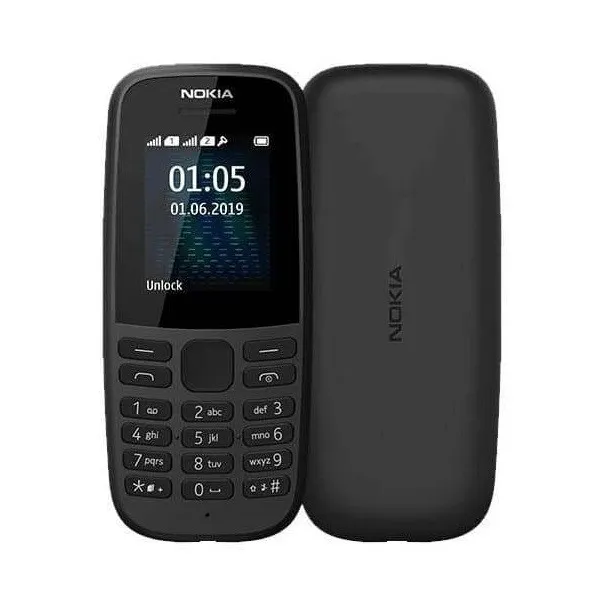Mobil telefon Nokia 105 / Black / SS#1