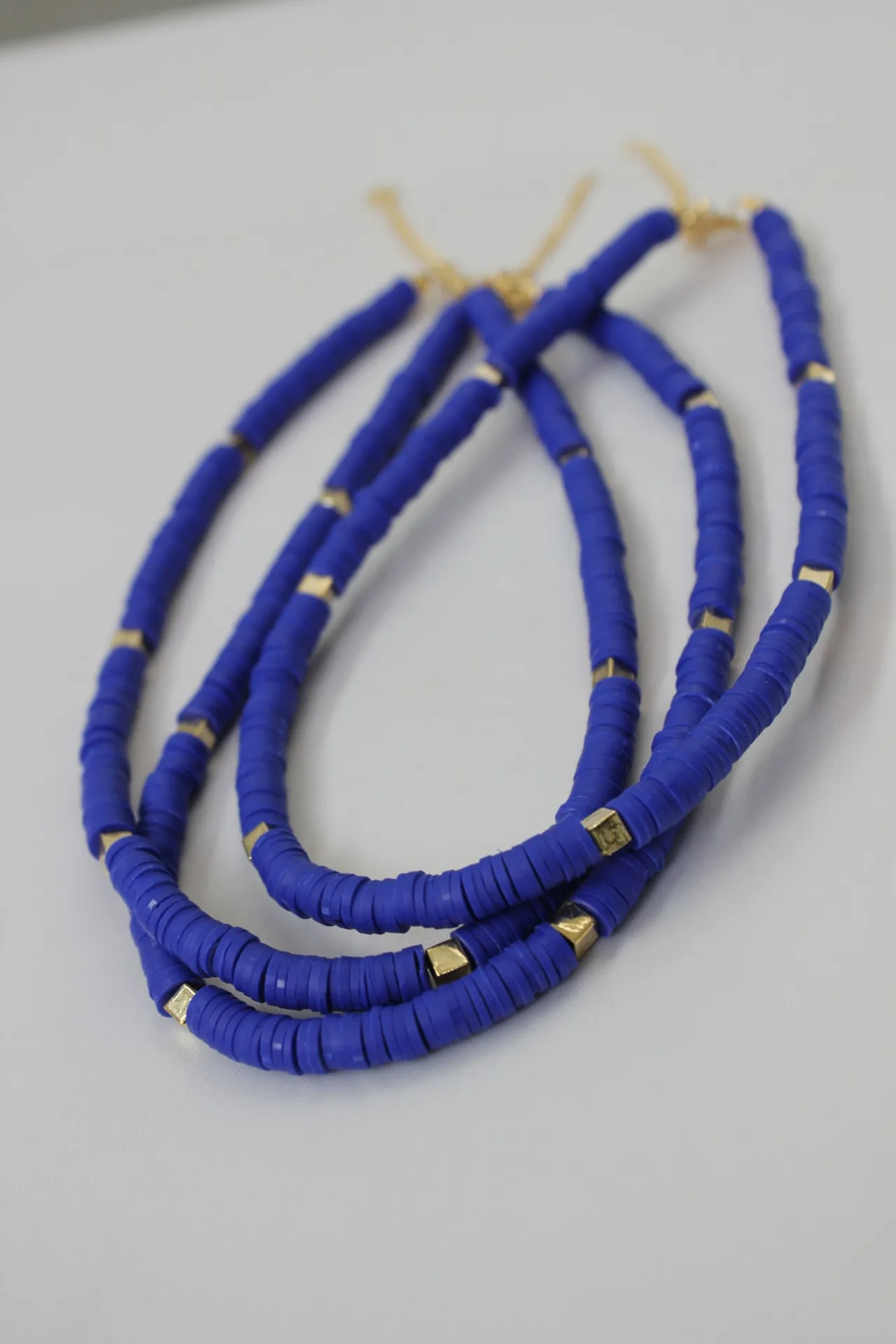 Ожерелье, модель: синий фимо ti209 Mori#1