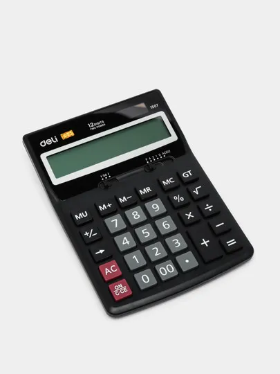 Калькулятор  Deli E1507 12 разрядный, серый, 170*122*32#1