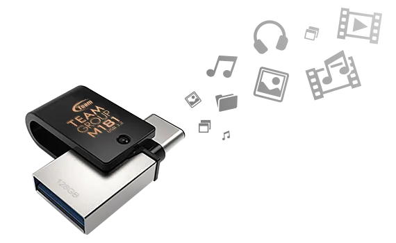 USB-флешка Team Group TM181 128GB Type-C#1