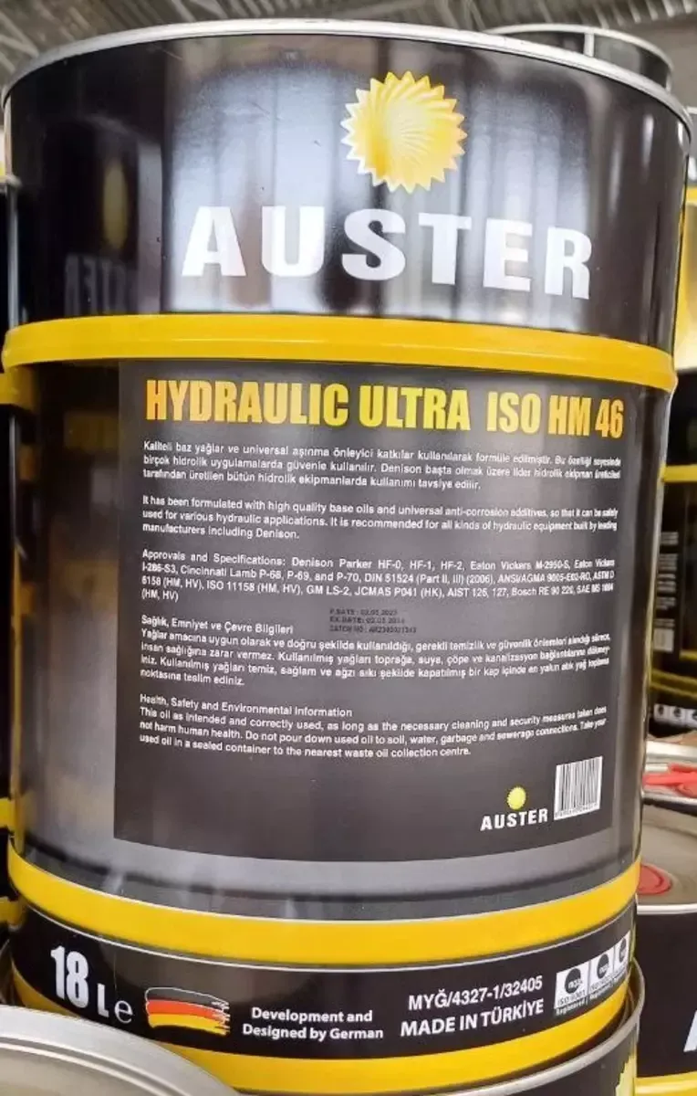 Gidravlik moy Auster Hydraulic Ultra Iso HM 46#1