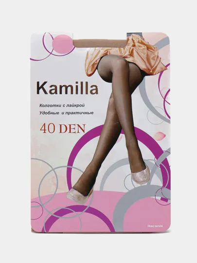 Колготки женские Kamilla 40 den, лайкра#1