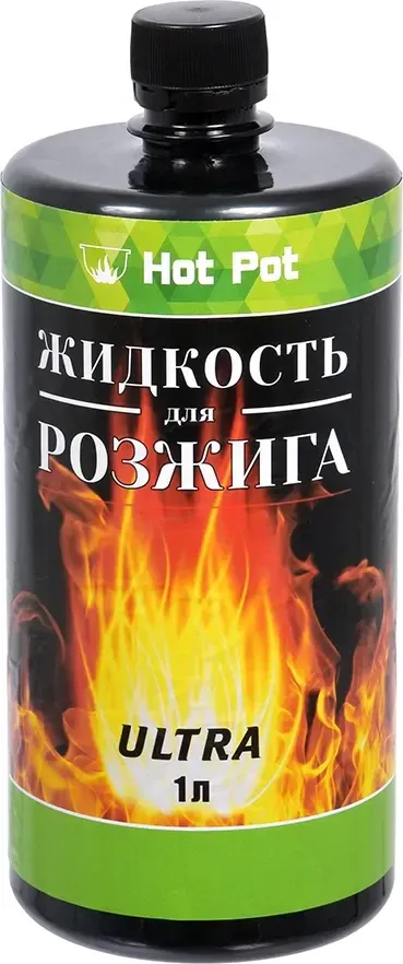 Жидкость для розжига Hot Pot ULTRA углеводородная 1 л#1