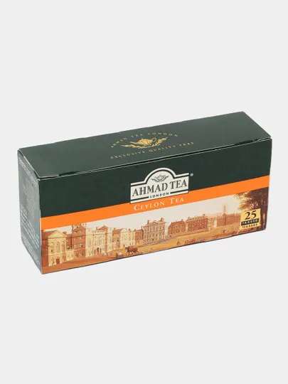 Чай чёрный Ahmad Tea байховый цейлонский мелкий, в пакетиках, 2 гр * 25 шт#1