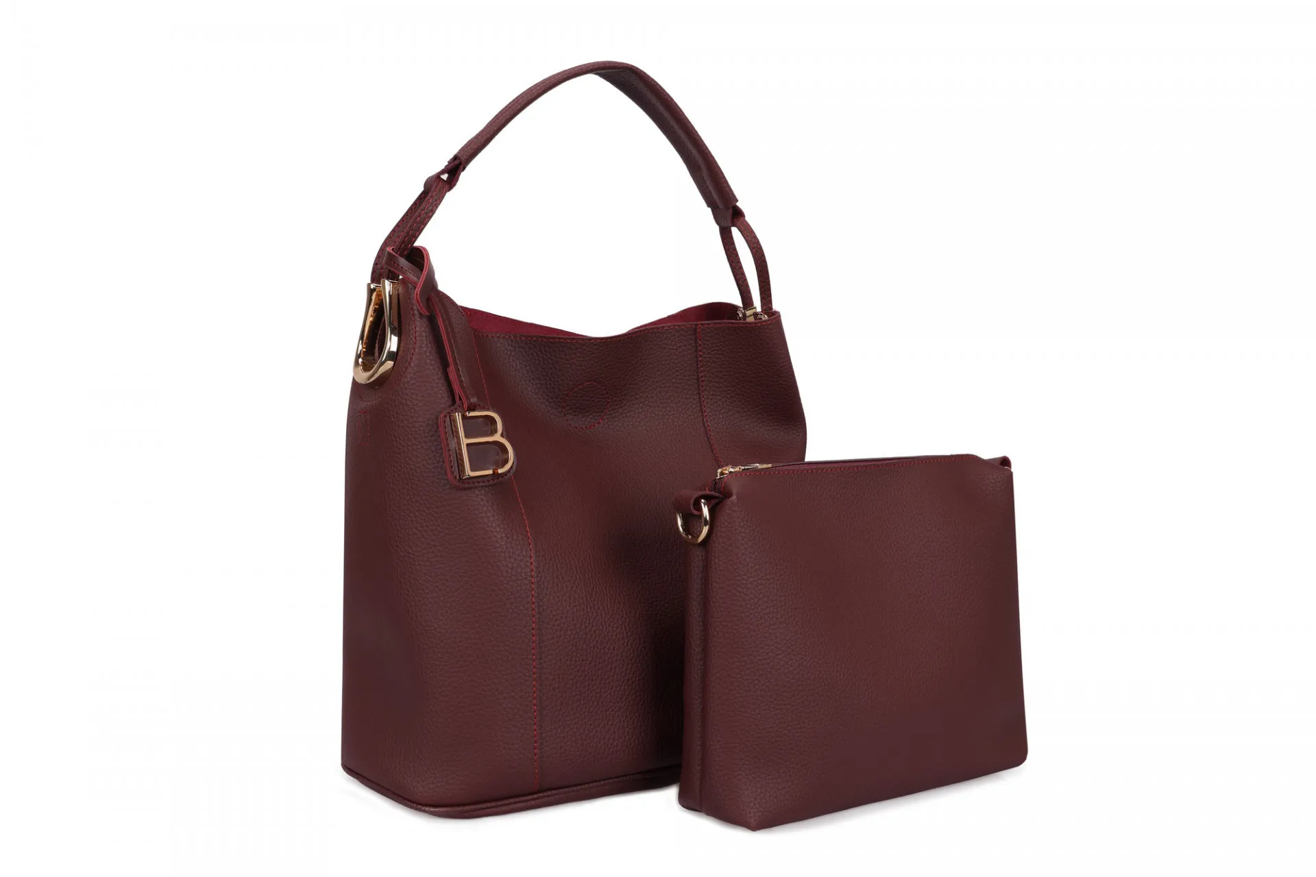 Женская сумка 1508 Бордово-красная#1