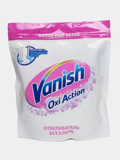 Пятновыводитель и отбеливатель для тканей Vanish Oxi Action Кристальная белизна, 1 кг#1