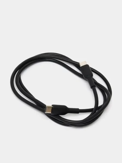 Кабель Belkin USB-С - USB-С, PVC, 1m, black CAB003BT1MBK#1