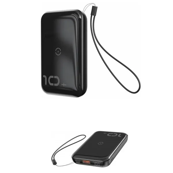 Внешний аккумулятор Baseus Mini S Bracket Wireless Charger / 10000mAh / 10/18W#1