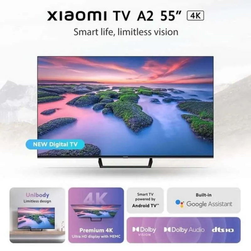 Телевизор Xiaomi 55" 4K VA Smart TV Wi-Fi Android#1