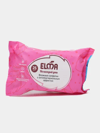 Влажные салфетки Elma Premium 25шт#1