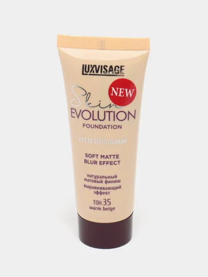 Крем тональный LUXVISAGE Skin EVOLUTION soft matte blur effect, тон 35 Warm beige, 35гр#1