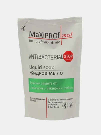 MaXiPROf жидкое мыло  "С  ароматом чайного дерева" 500 мл  (дой-пак)#1