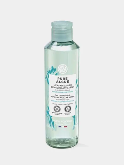 Мицеллярная вода для снятия макияжа с микроводорослями Yves Rocher Pure Algue, 200 мл#1