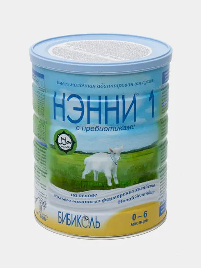 Сухая молочная смесь НЭННИ 1 на основе козьего молока с пребиотиками 0-6м 800 гр#1
