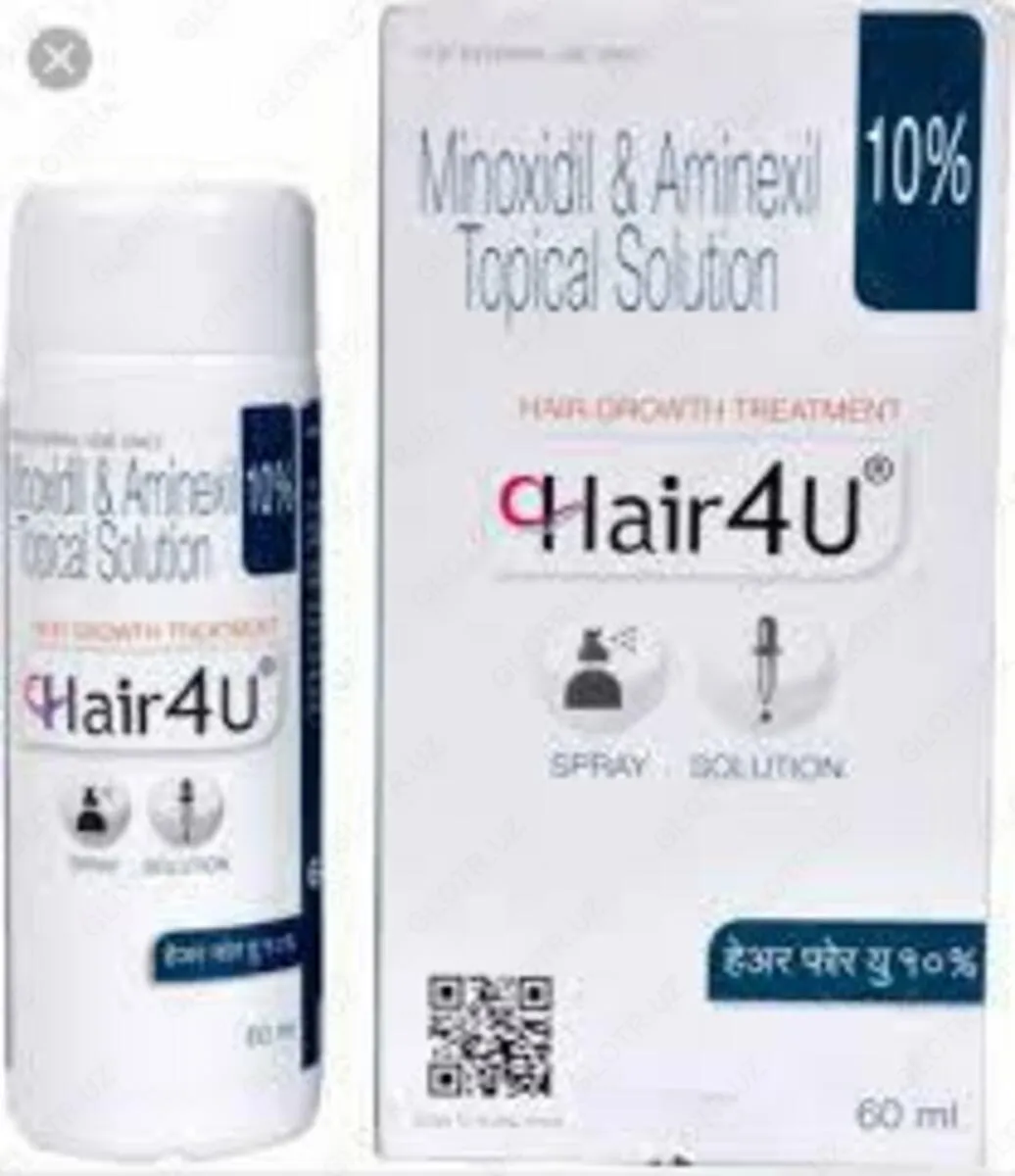 Hair4U Minoxidil 10 %  - Средство для роста волос и бороды#1
