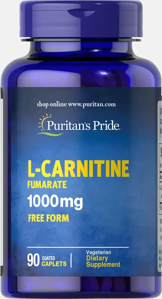 Puritan's Pride Karnitin, L-Karnitin Fumarat 1000 mg (90 Tabletka)#1