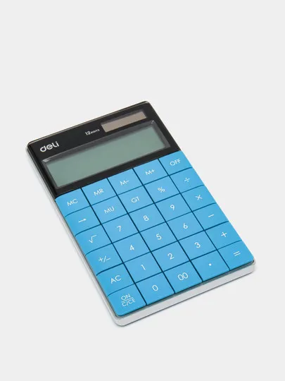 Калькулятор Deli E1589, 12 цифр, синий, 164.6*129.9*14.6 мм#1