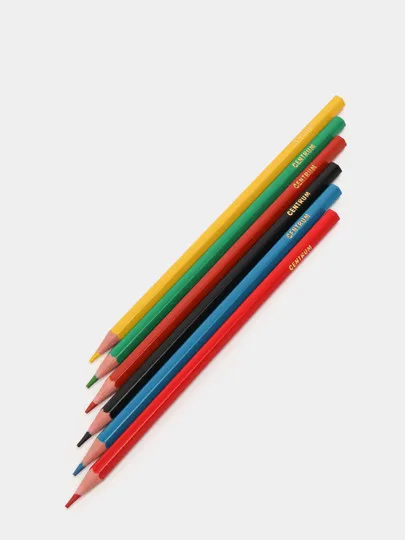Цветные карандаши PIRATE, 6 цветов #1