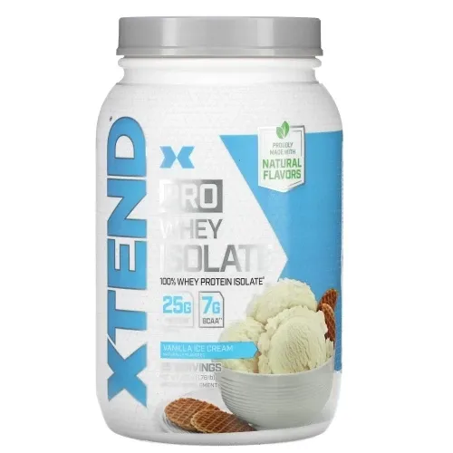 Xtend Pro Whey Isolate Protein, изолят сывороточного протеина, со вкусом ванильного мороженого, 810 г (1,78 фунта)#1