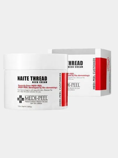 Подтягивающий крем для шеи с пептидным комплексом Medi-Peel Naite Thread Neck Cream, 100 мл#1
