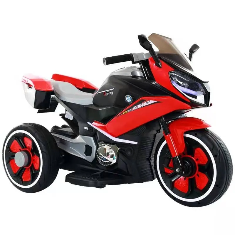 Электрический мотоцикл для детей FB-618 (цвет белый)#1