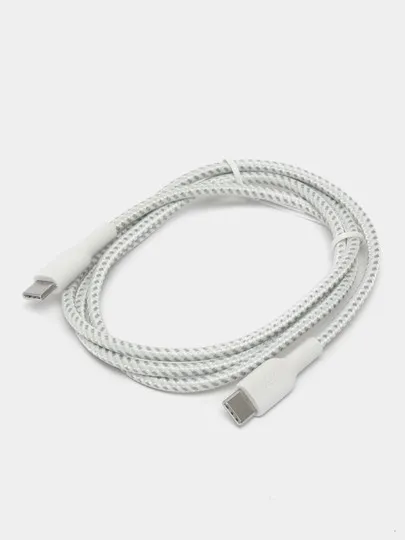 Кабель Belkin USB-C - USB-C Braided White#1