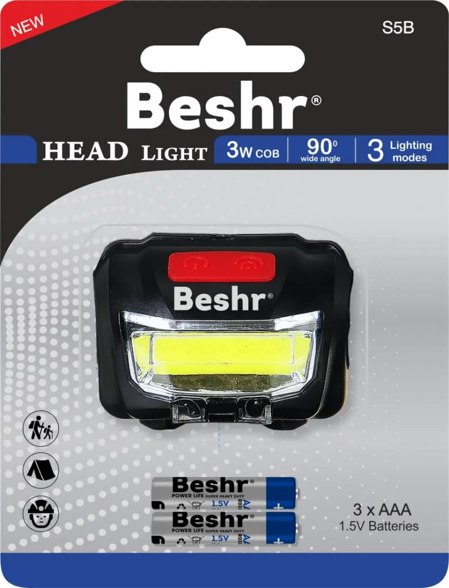 Налобный Фонарь HEADLIGHT S 58 3XAAA 1,5V  от BESHR#1